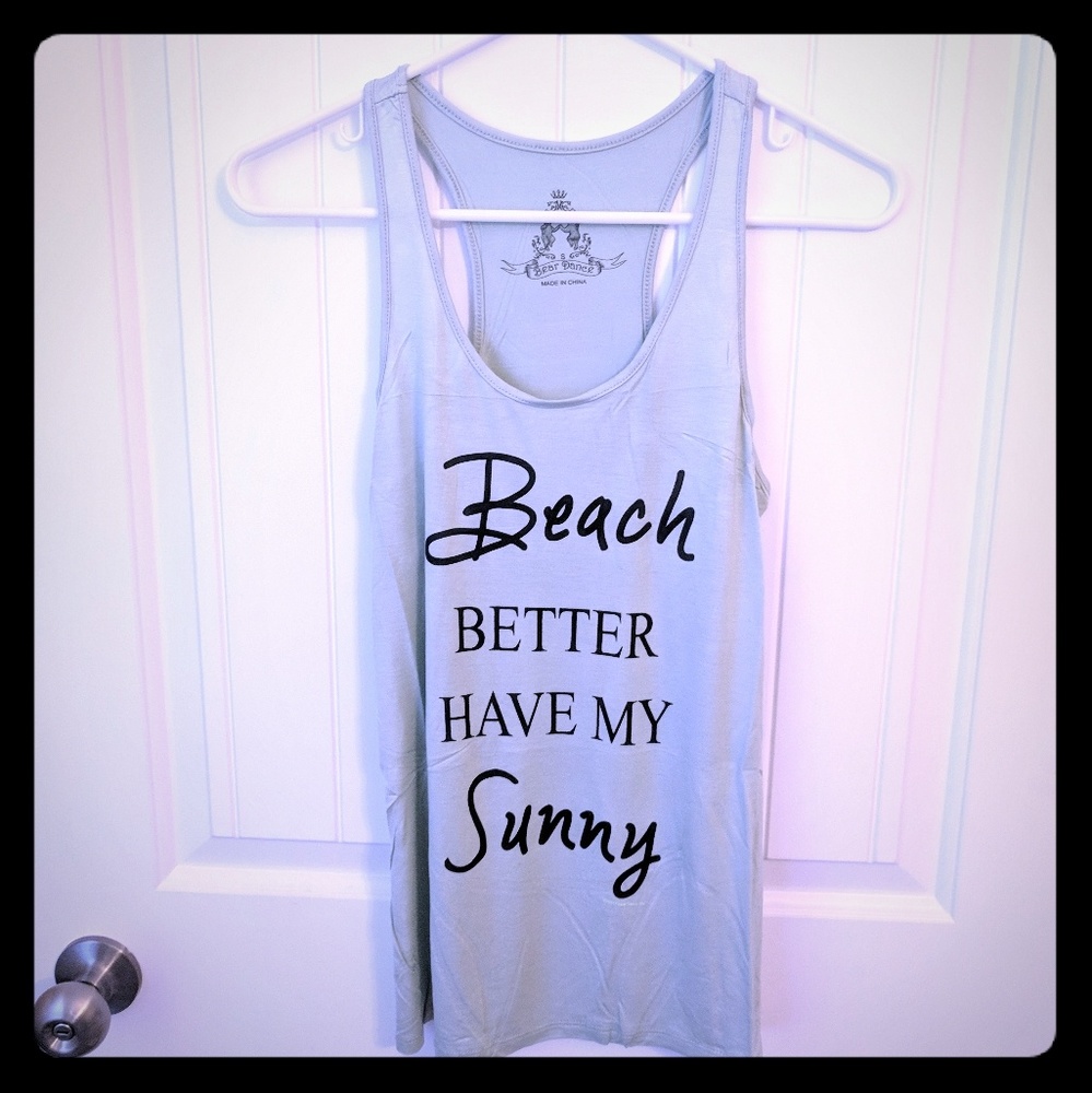 FLASH SALE! BEACH TANK TOP! - Picture 1 of 6